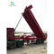 Air Suspension Rear Tipping Truck Semitrailer 3 Axles 50 Tons Export To African Market